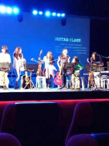 guitar class of teacher j